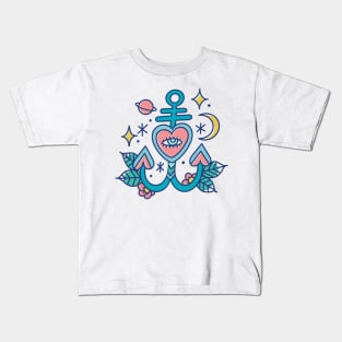 Anchor lucky charm Kids T-Shirt